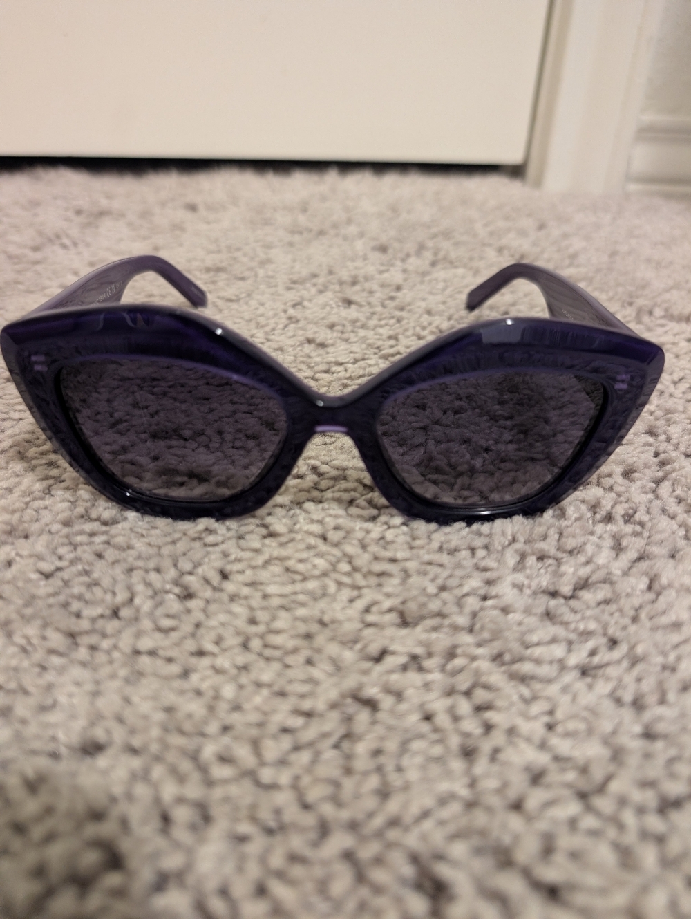 Purple Marc Jacobs Cat-Eye Sunglasses